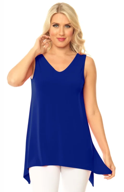 Reversible Long Tank in Royal Blue