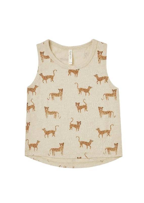 The Muscle Tank Top by Rylee + Cru - Leopard - BABY