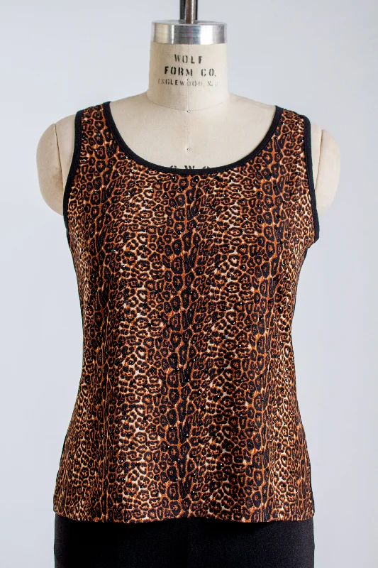 "Diana" Bown Animal Print Tank