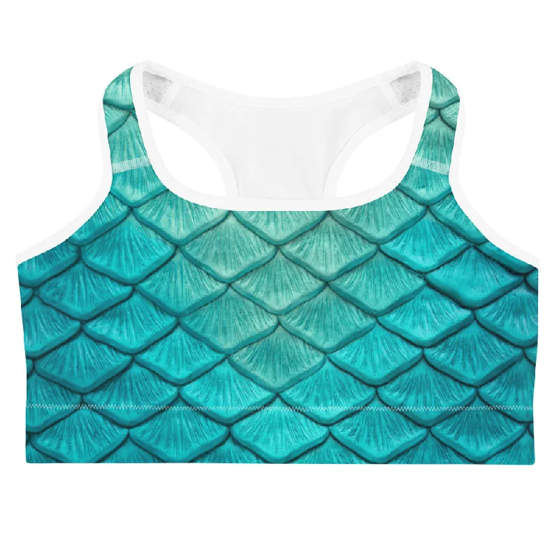 Sea Sapphire Sports Bra