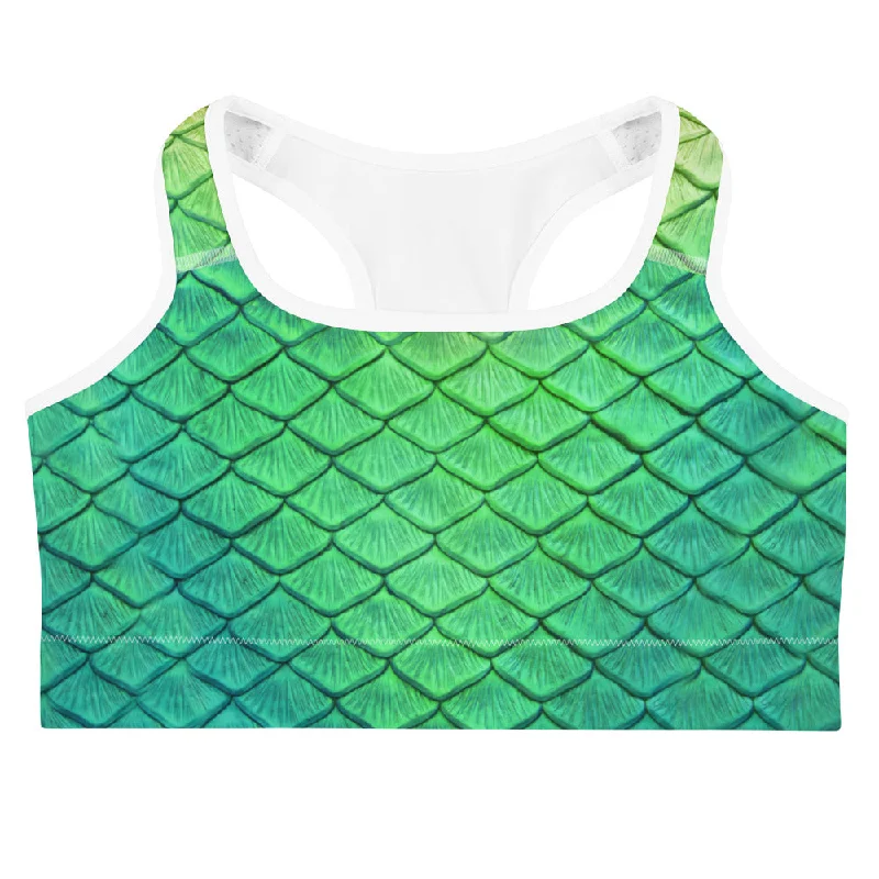 Shoal Green Sports Bra