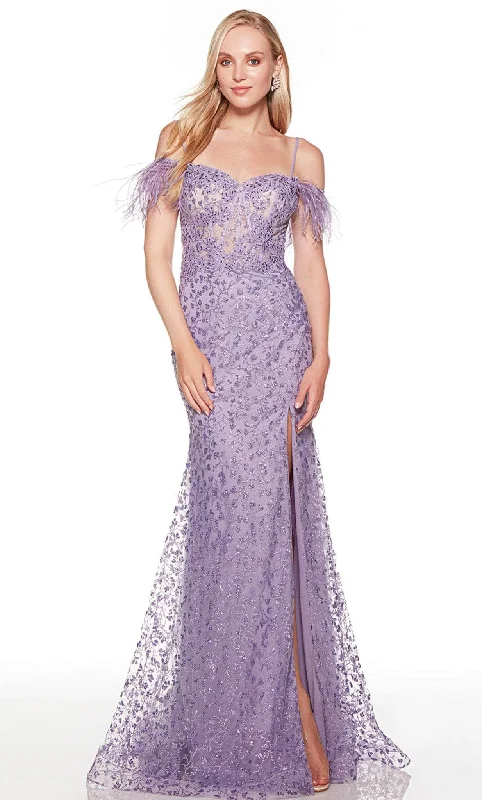 Alyce Paris 61405 - Feather Dress