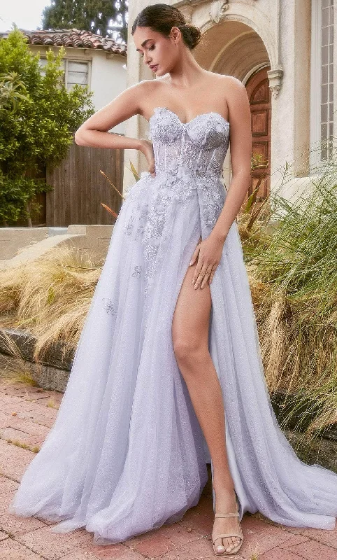 Andrea and Leo A1127 - High Slit Gown