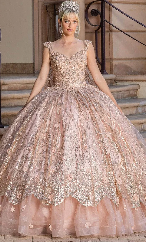 Dancing Queen 1692 - Cap Sleeve Ballgown