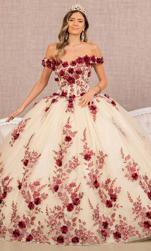 Elizabeth K GL3105 - Applique Ballgown