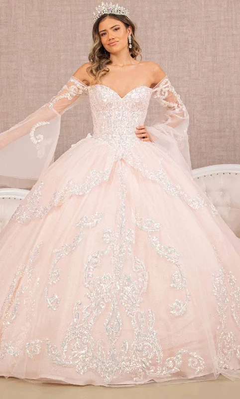 Elizabeth K GL3109 - Bell Sleeve Ballgown