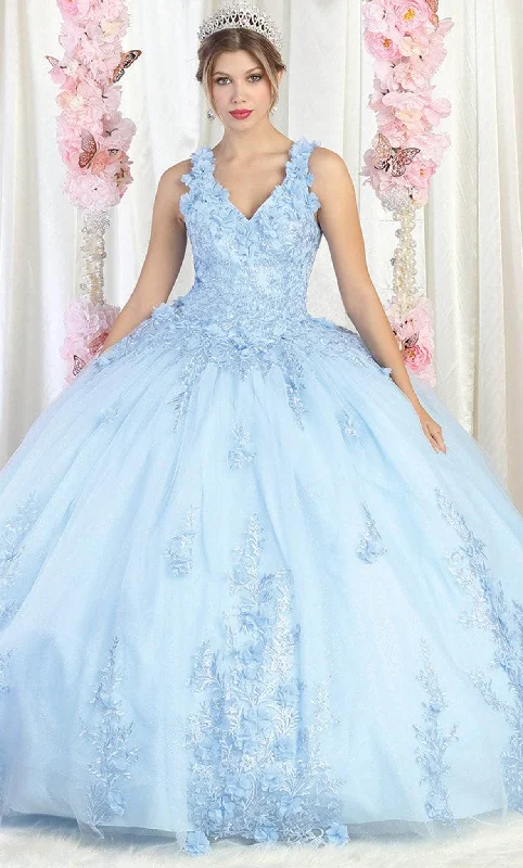 May Queen LK195 - Applique Ballgown