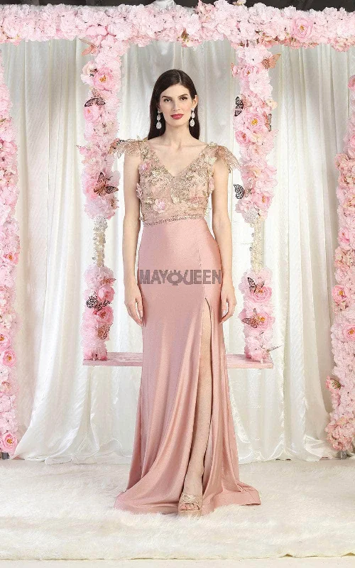 May Queen MQ1981 - V Neck Long Dress