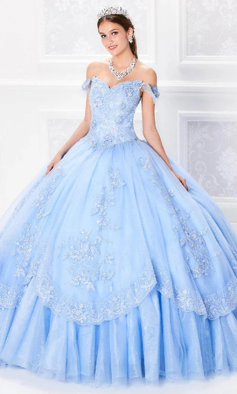 Princesa by Ariana Vara PR21959 - Applique Ballgown