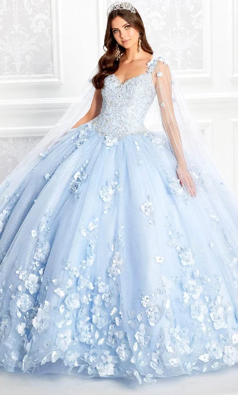 Princesa by Ariana Vara PR22021NL - Applique Ballgown