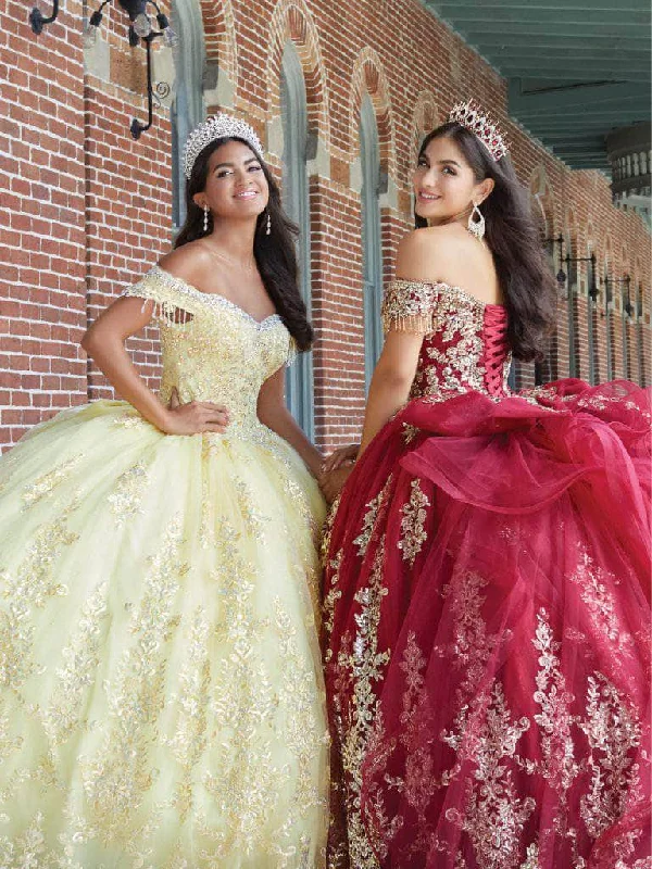 Quinceanera Collection - 26045 Off-Shoulder Quinceanera Dresses