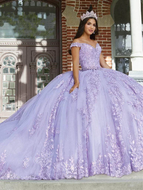 Quinceanera Collection - 26048  Floral Embroidery Quinceanera Dresses